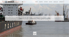Desktop Screenshot of gruppogesmar.it